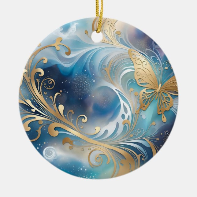 Ornamento De Cerâmica Fauna 1 - 001 (Frente)