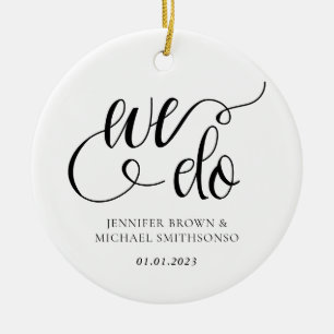 Ornamento De Cerâmica Fazemos fotos personalizadas de casamento
