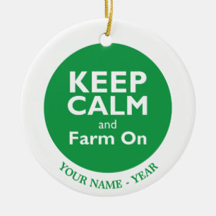 Ornamento De Cerâmica Fazenda sobre