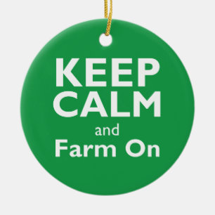 Ornamento De Cerâmica Fazenda sobre