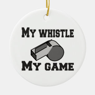 Ornamento De Cerâmica Fazer Referência ao Meu Whistle My Game