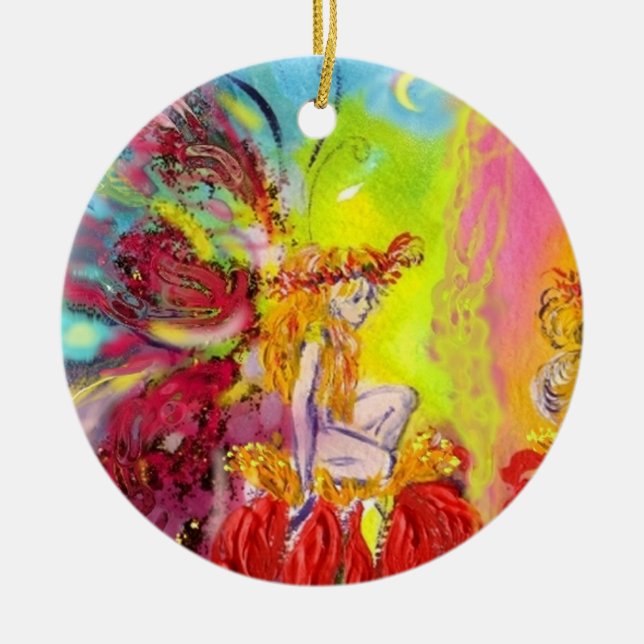 ORNAMENTO DE CERÂMICA FEIRAS DE DAWN (Frente)