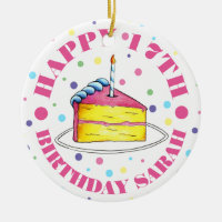 Feliz Aniversário, Bolinhas de velas de fatia de b