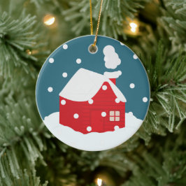 Ornamento De Cerâmica Feliz ano novo