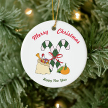 Feliz ano novo de Natal Merry Ornament