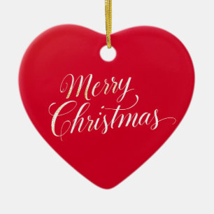 Ornamento De Cerâmica Feliz Ano Novo Natal Alegre Temporada de Feriados