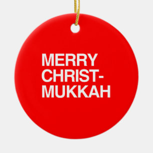 ORNAMENTO DE CERÂMICA FELIZ CHRIST-MUKKAH - .PNG