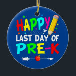 Ornamento De Cerâmica Feliz Dia Passado De Professora De Pós-Graduação D<br><div class="desc">Feliz Dia Passado De Professores De Pós-Graduação Do K Dão Presente. Presente perfeito para seu pai, mãe, pai, homens, mulheres, amigos e familiares no Dia de Ação de Graças, Dia de Natal, Dia de as mães, Dia de os pais, 4 de julho de 1776 Dia Independente, Dia dos Veteranos, Dia...</div>