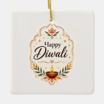Feliz Diwali Tradicional Diya