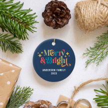 Feliz e família retrorreflectora brilhante colorid