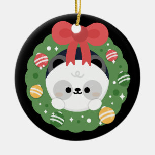 Ornamento De Cerâmica Feliz e Simples Feliz Natal