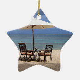 Ornamento De Cerâmica Feliz Lá Fora