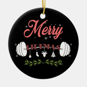 Ornamento De Cerâmica Feliz Liftmas Feia de Natal Doce Papai Noel