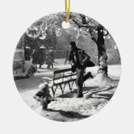 Ornamento De Cerâmica Feliz Natal