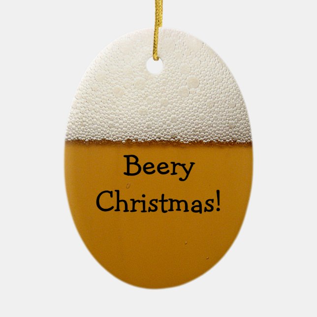 Ornamento De Cerâmica Feliz Natal (Frente)