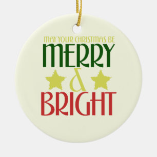 Ornamento De Cerâmica Feliz Natal