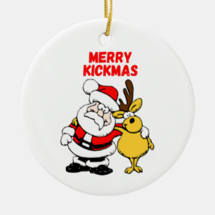Ornamento De Cerâmica Feliz Natal