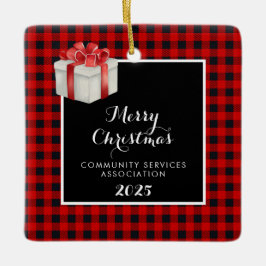 Ornamento De Cerâmica Feliz Natal