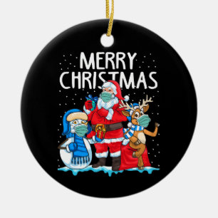 Ornamento De Cerâmica Feliz Natal 2023