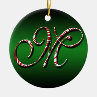 Ornamento De Cerâmica Feliz Natal - Cores Verdes - Letra Vermelha Verde