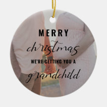 Feliz Natal de gravidez/foto de anúncio do bebê