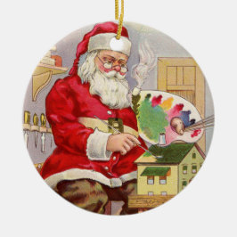Ornamento De Cerâmica Feliz Natal Decoração Polonesa de Natal
