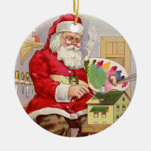 Ornamento De Cerâmica Feliz Natal Decoração Polonesa de Natal