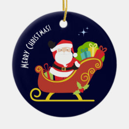 Ornamento De Cerâmica Feliz Natal dos Papais noeis