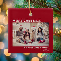 Feliz Natal Moderno Feriado Vermelho