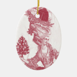 Ornamento De Cerâmica Feliz Natal (vermelho)