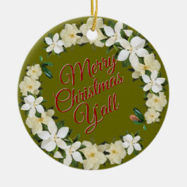 Ornamento De Cerâmica Feliz Natal Y