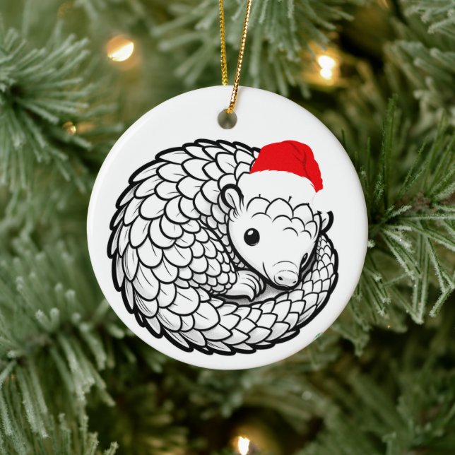 Ornamento De Cerâmica Feliz Pangomas (Árvore)