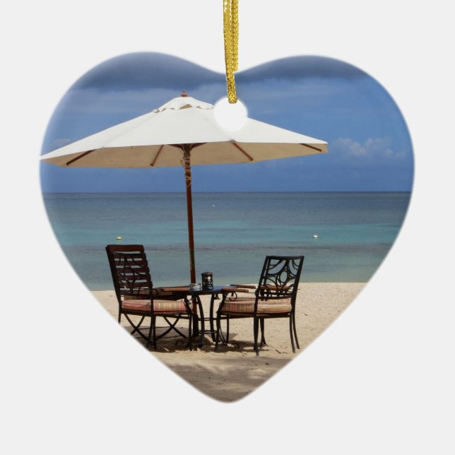 Ornamento De Cerâmica Feliz Saída (Frente)