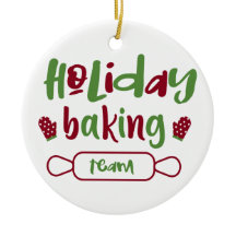 Feriado Baking Team Natal Oven Mitts Vermelho Verd