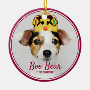 Ornamento De Cerâmica Feriado da Primeira Lembrança de Natal