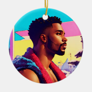 Ornamento De Cerâmica Feriado de inverno 01