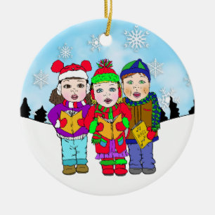 Ornamento De Cerâmica Feriado Personalizado de Carros de Natal Bonitos