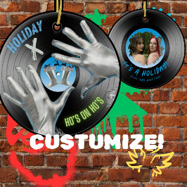 Ornamento De Cerâmica Feriado X