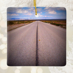 Ornamento De Cerâmica Férias de Viagem de Verão de Carro Foto de Dois La