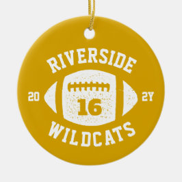 Ornamento De Cerâmica Férias do ouro de jogadores de futebol