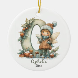 Ornamento De Cerâmica Férias Fadas Fáteas Férias Iniciais Férias Persona