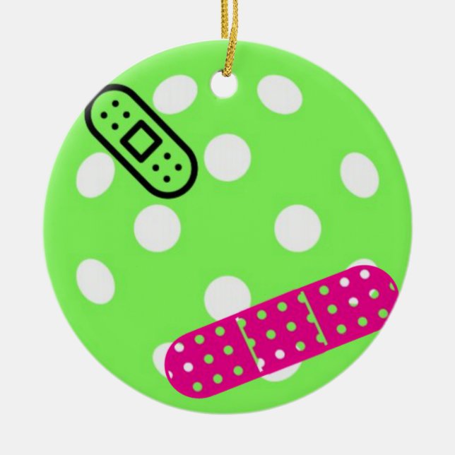 ORNAMENTO DE CERÂMICA FERIDAY ORNAMENT PARA O ESPORTADOR FERIDO (Frente)