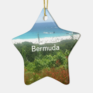 Ornamento De Cerâmica Ferradura Bay Beach, Bermudas