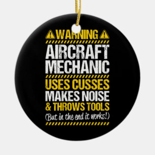 Ornamento De Cerâmica Ferramentas de linhas mecânicas para aeronaves