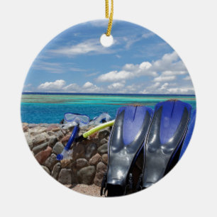 Ornamento De Cerâmica ferramentas snorkeling