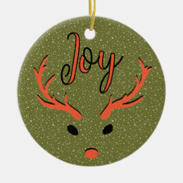 Ornamento De Cerâmica Festa de Natal Festiva, Feriado Personalizado da F