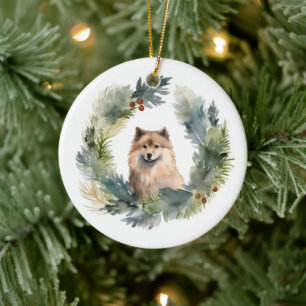 Ornamento De Cerâmica Festa Festiva de Fábado Finlandês de Natal