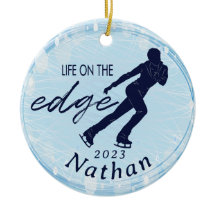 Figura Skating Men Personalizar Name Photo