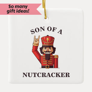 Ornamento De Cerâmica Filho de um Noz-Cracker