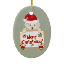 Filhote de cachorro de Labrador do Natal! Para